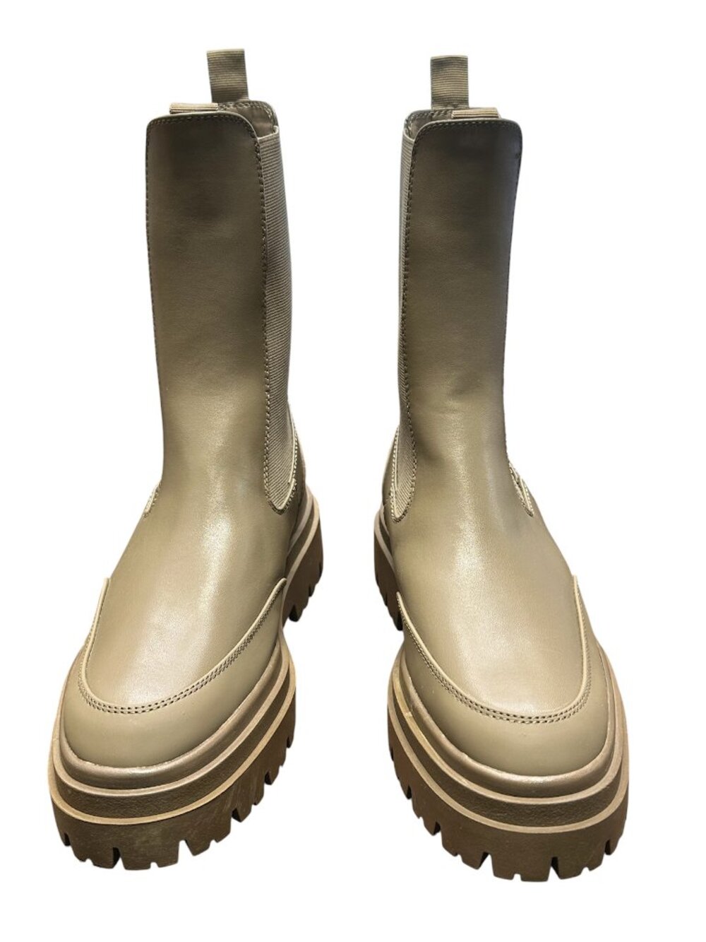 Zara Women's z1b Botin Ankle Boots, Beige, 40- 9